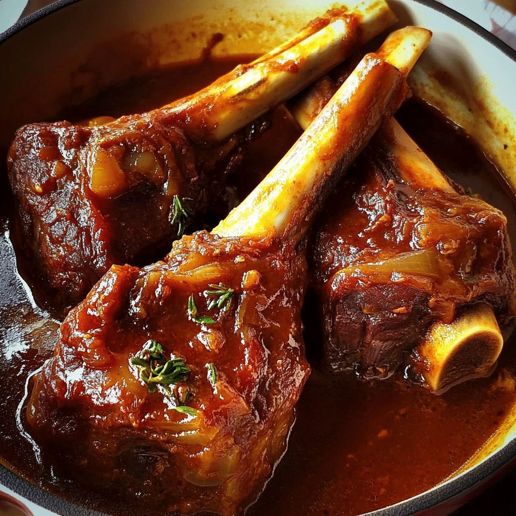 Impress Your Guests: Tender Red Wine Braised Lamb Shanks